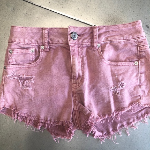 American Eagle Outfitters Pants - American Eagle blush rose pink distressed size 0